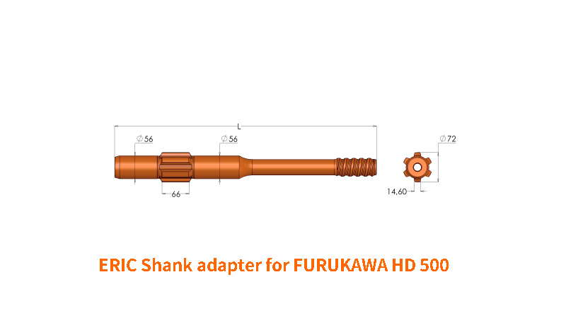 HD 500 鑿巖機(jī)釬尾