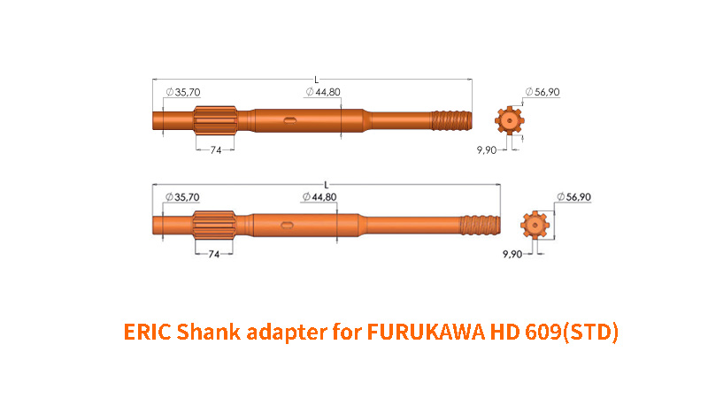 HD 609 鑿巖機(jī)釬尾